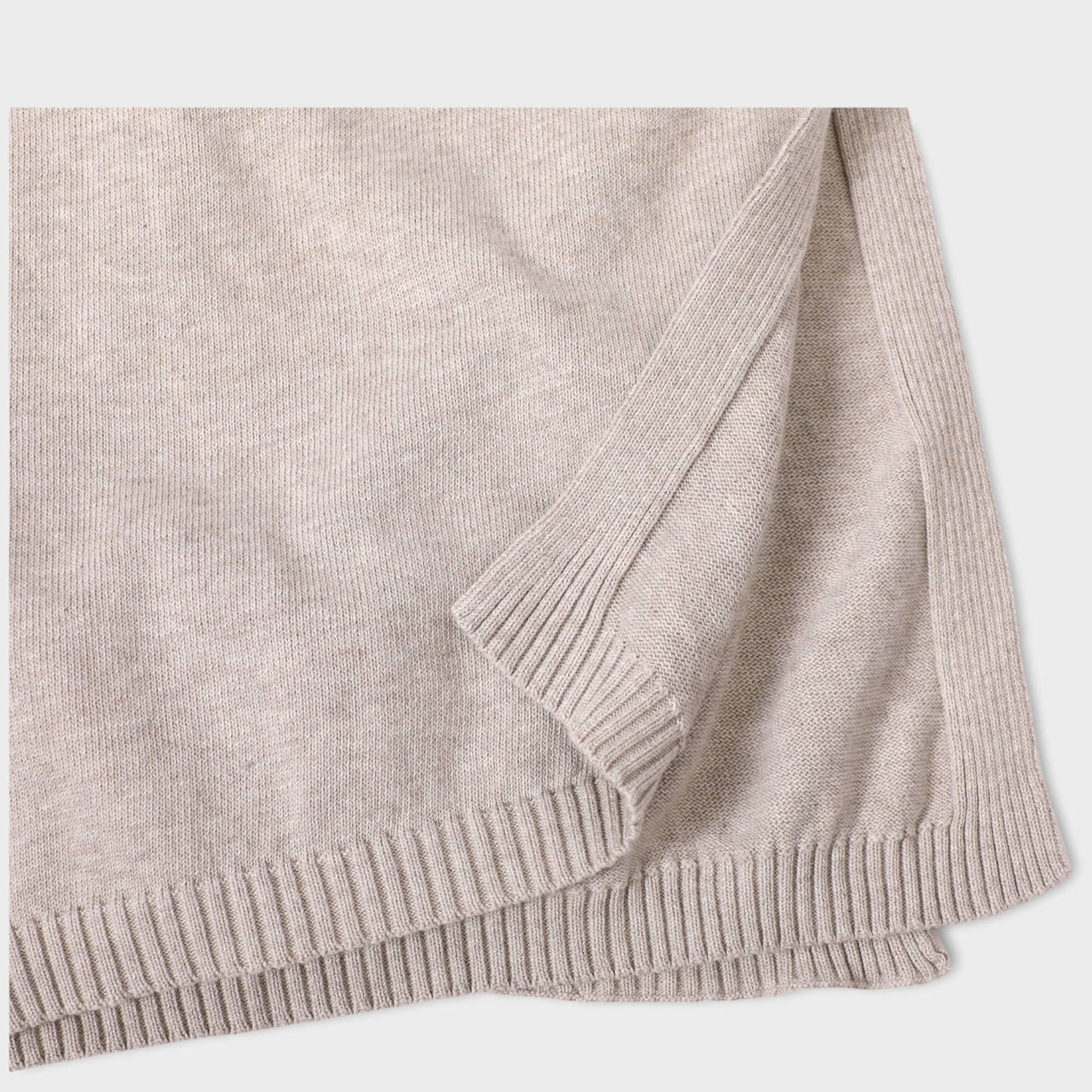 Viverano Organics - Milan Earthy Baby Blanket Sweater Knit (Organic Cotton)