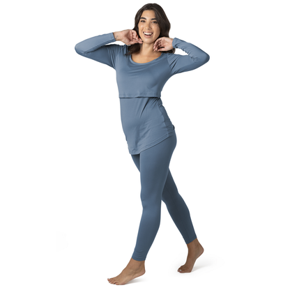 Kindred Bravely - Jane Long Sleeve Nursing Pajama Set - Top & Bottom