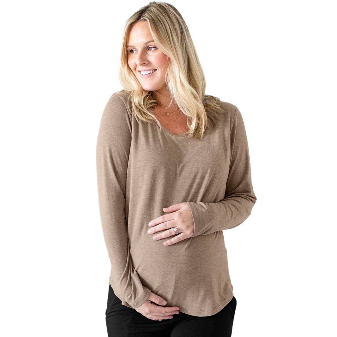 Kindred Bravely - Bamboo Nursing & Maternity Long Sleeve T-shirt