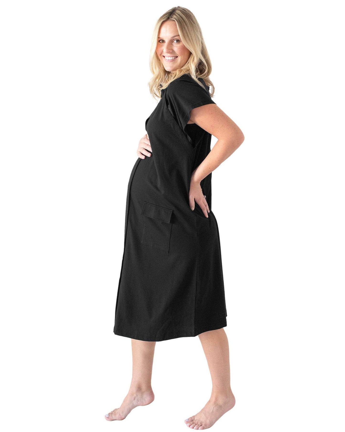 Kindred Bravely - 3 In 1 Universal Labor, Delivery & Nursing Gown