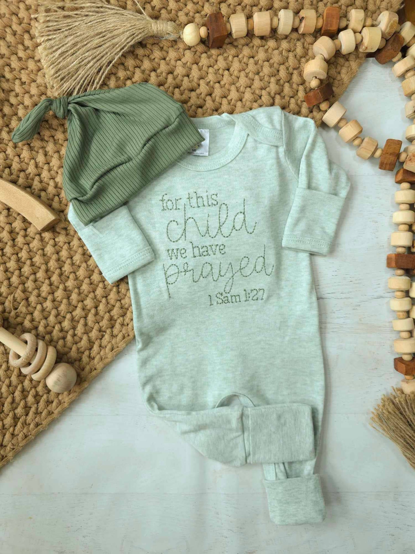 Wonderfully Made - Baby Romper | For This Child We Have Prayed