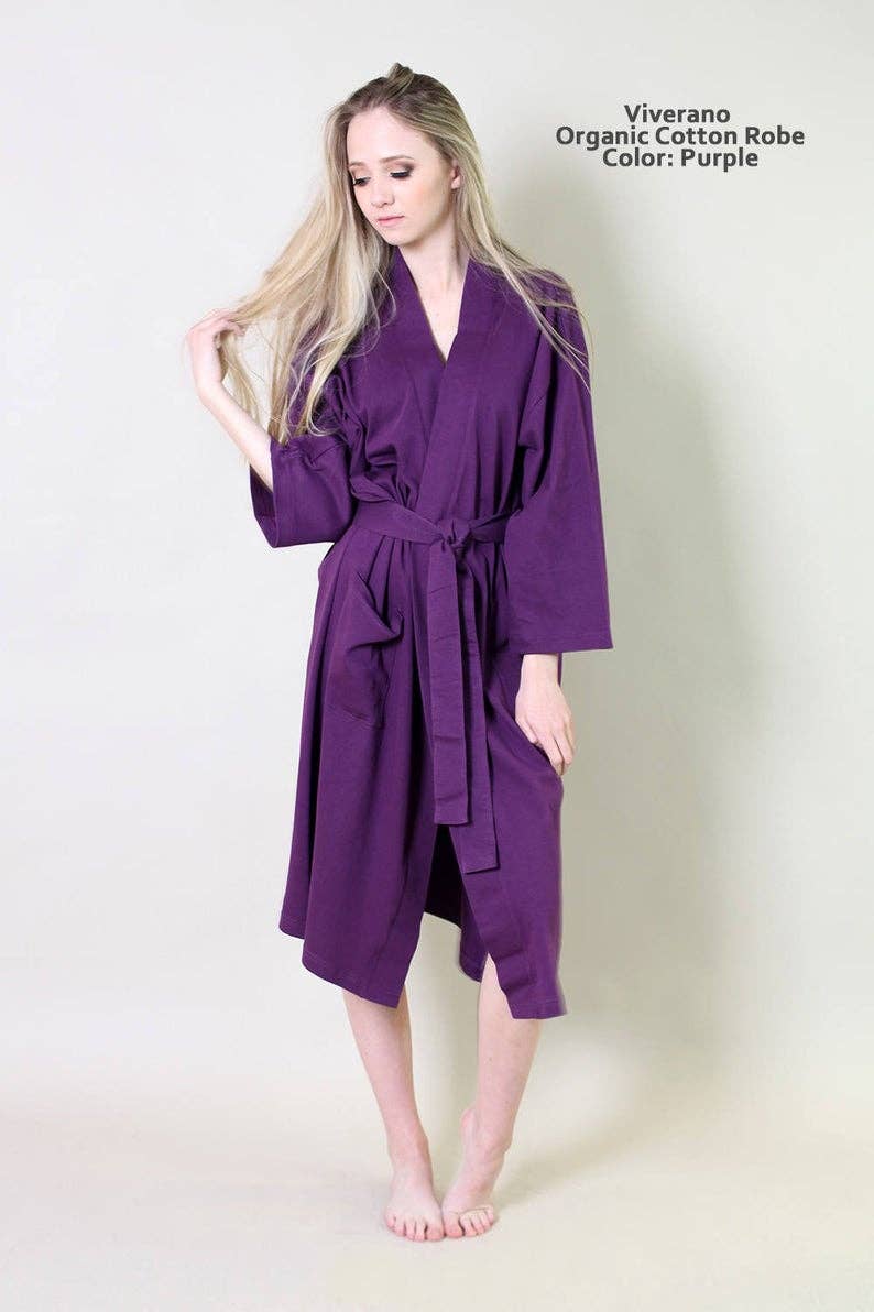 Viverano Organics - Organic Cotton Bathrobe & Spa Robe