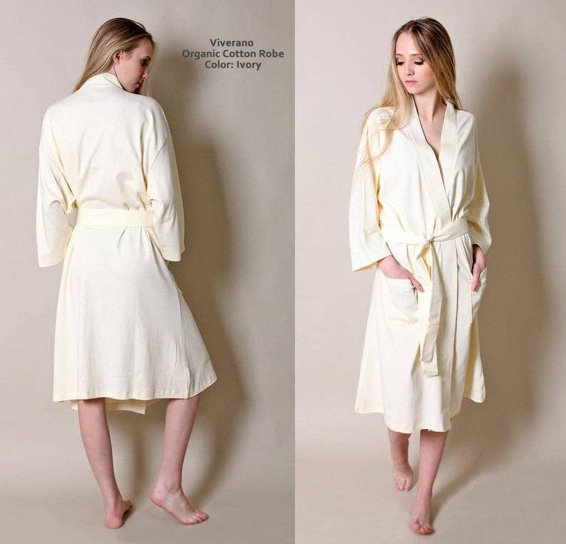 Viverano Organics - Organic Cotton Bathrobe & Spa Robe