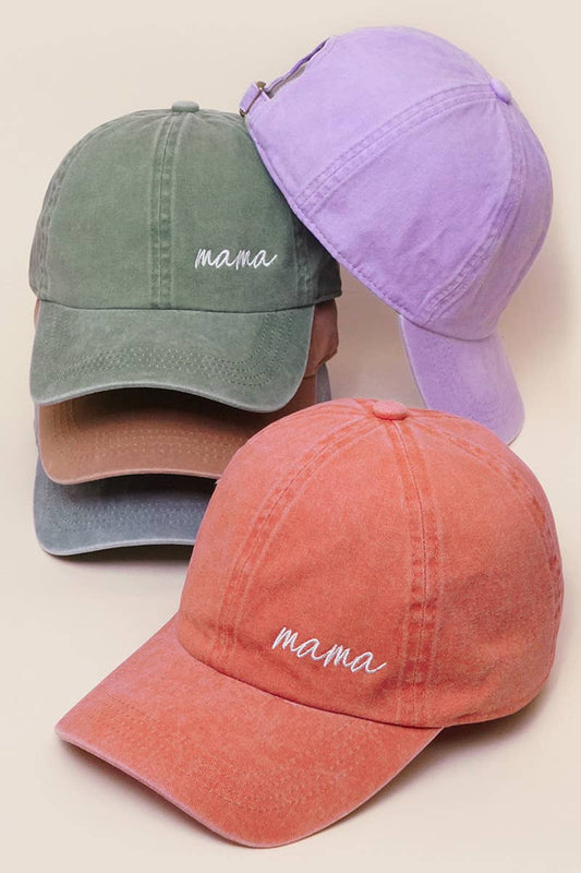 Fashion City - Mama Lettering Embroidery Baseball Cap