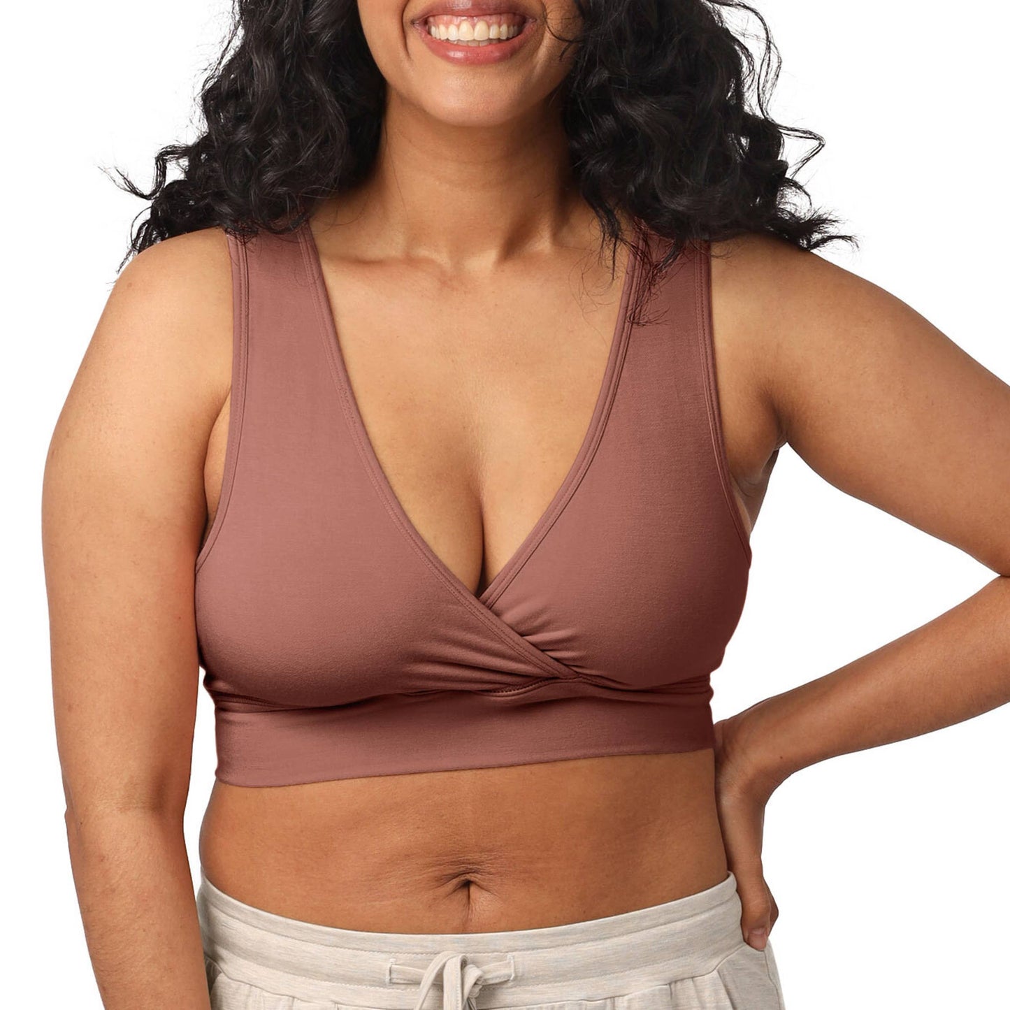 Kindred Bravely - French Terry Racerback Nursing & Maternity Sleep Bra