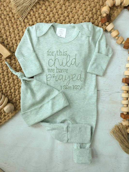 Wonderfully Made - Baby Romper | For This Child We Have Prayed