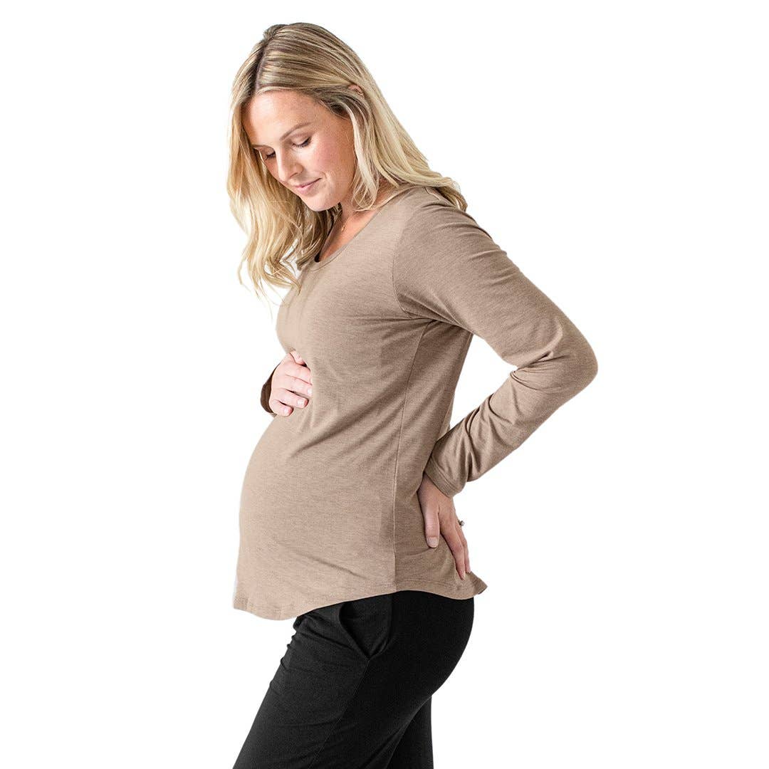 Kindred Bravely - Bamboo Nursing & Maternity Long Sleeve T-shirt