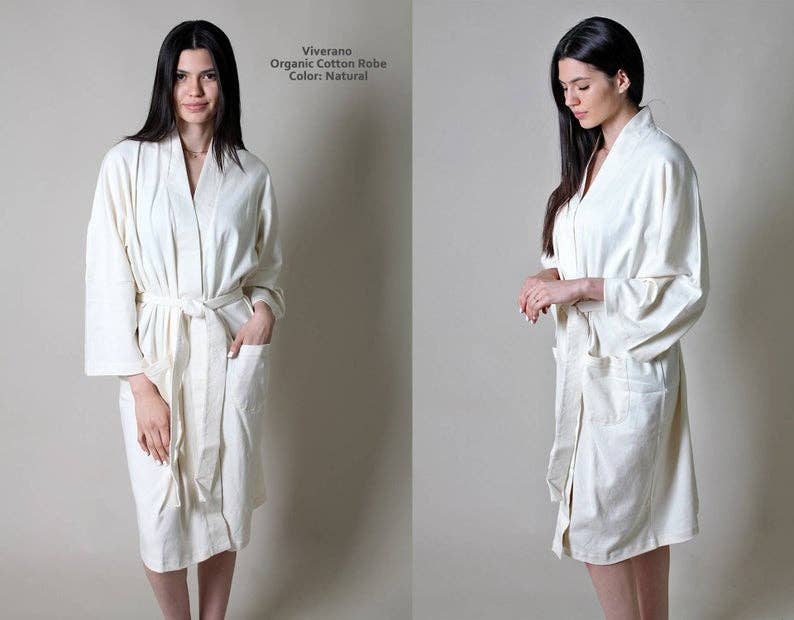 Viverano Organics - Organic Cotton Bathrobe & Spa Robe