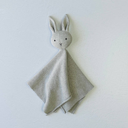 Viverano Organics - Bunny -Organic Baby Lovey Security Knit Blanket Cuddle Cloth