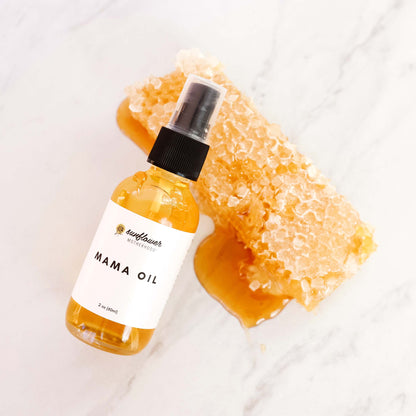 a Sunflower Motherhood - Mama Oil | Hydrating Maternity Belly Oil Natural Ingredients