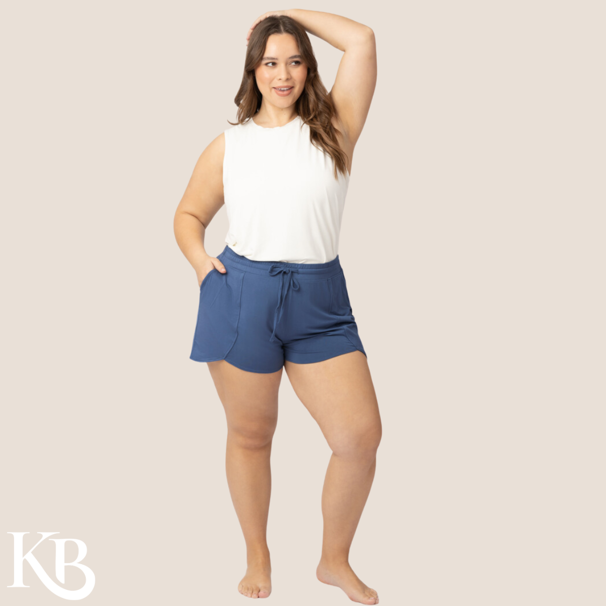 Kindred Bravely - Bamboo Maternity & Postpartum Lounge Shorts