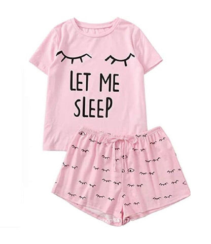 madeinclothinginc - Cat Print Casual Women’s Pajamas Set in Various Colors