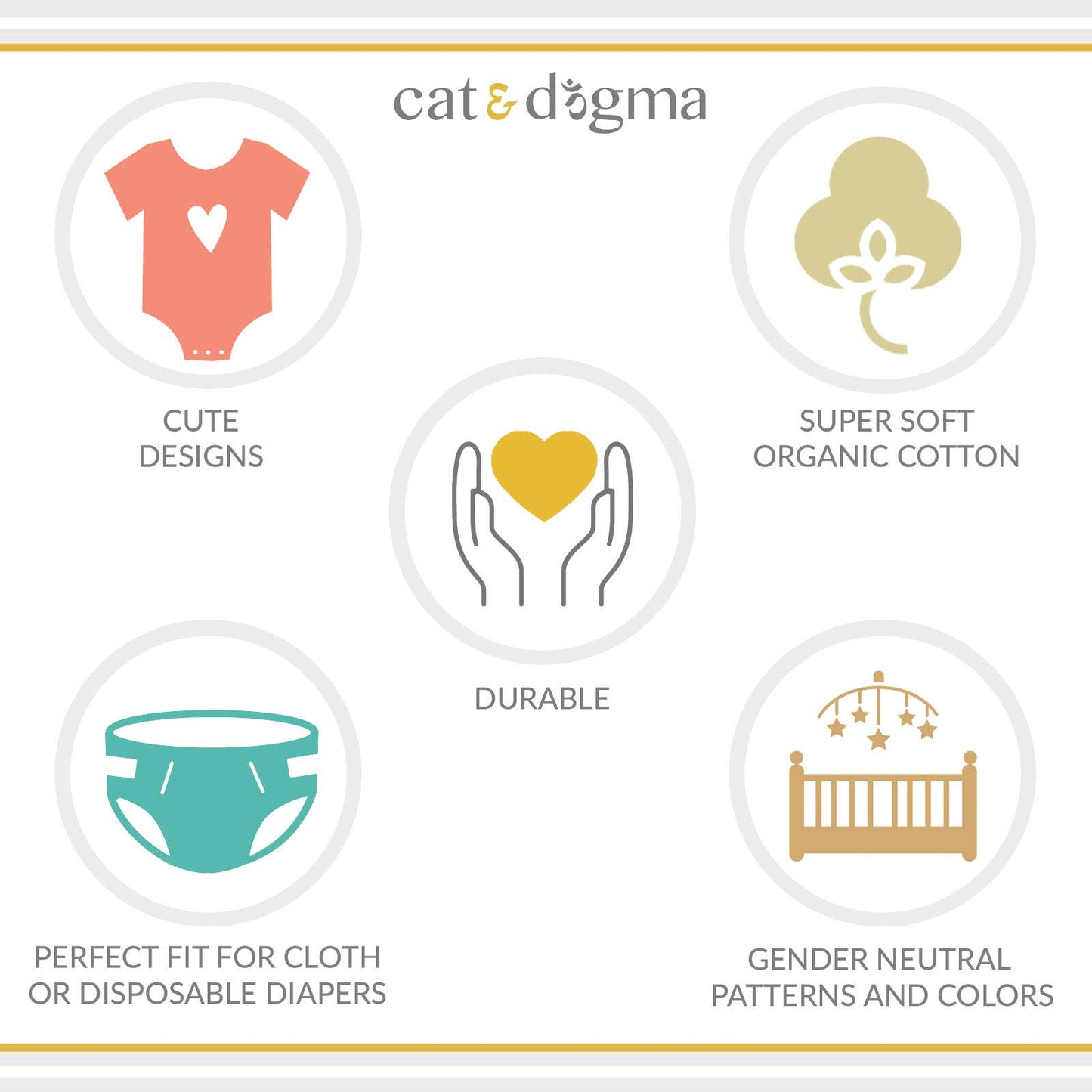 Cat & Dogma - Organic Cotton Sleepsack - Natural