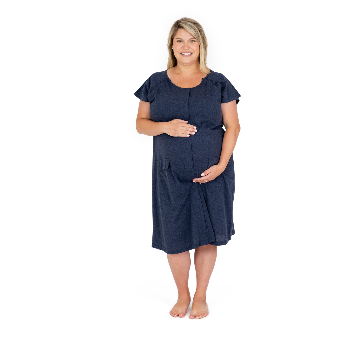 Kindred Bravely - 3 In 1 Universal Labor, Delivery & Nursing Gown