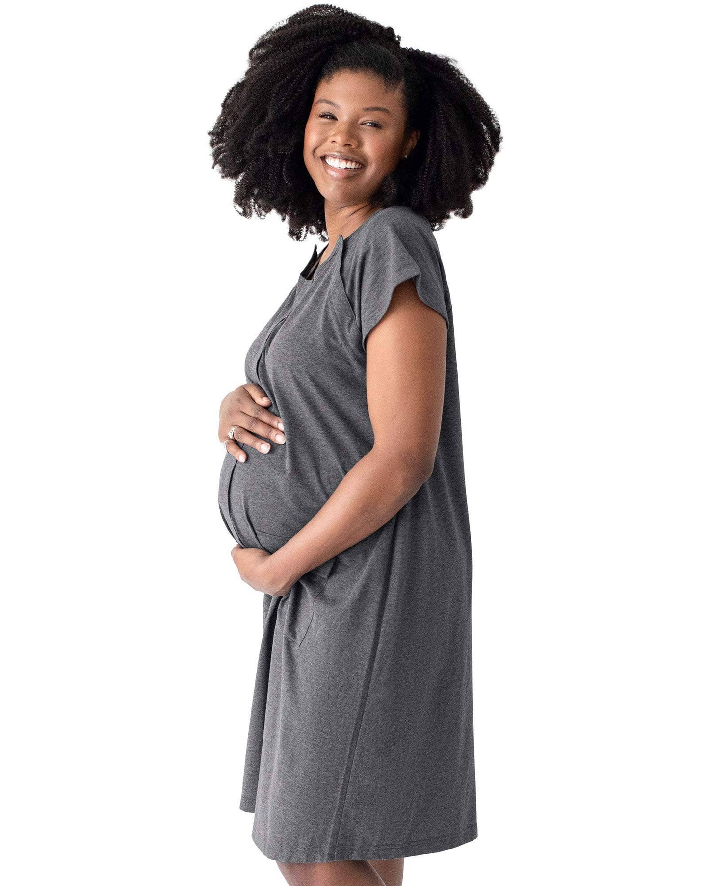 Kindred Bravely - 3 In 1 Universal Labor, Delivery & Nursing Gown