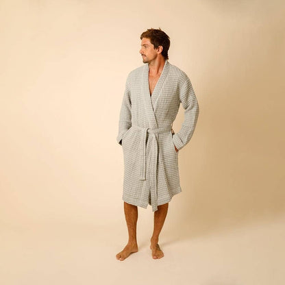 Happy Place Brand - Organic Weightless Waffle Bath Robe