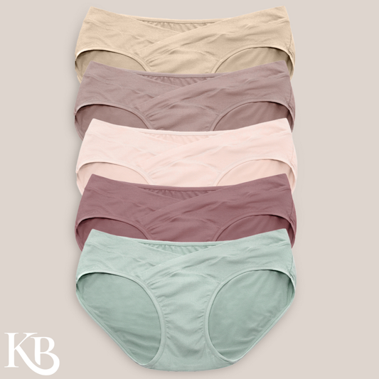 Kindred Bravely - Under-the-Bump Bikini Underwear (5-Pack)Maternity/Postpartum