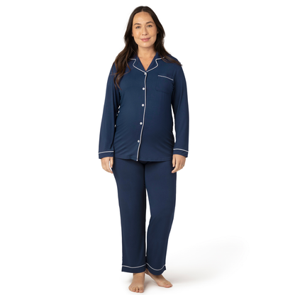 Kindred Bravely - Clea Bamboo Classic Long Sleeve Maternity & Nursing Pajama