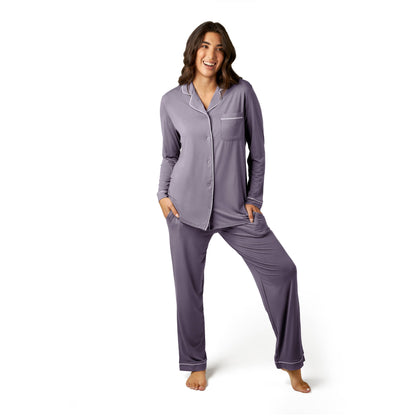 Kindred Bravely - Clea Bamboo Classic Long Sleeve Maternity & Nursing Pajama