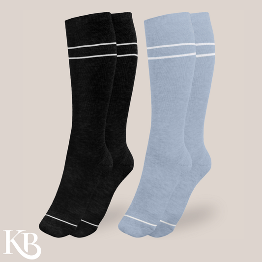 Kindred Bravely - Maternity & Postpartum Compression Socks 2 Pack