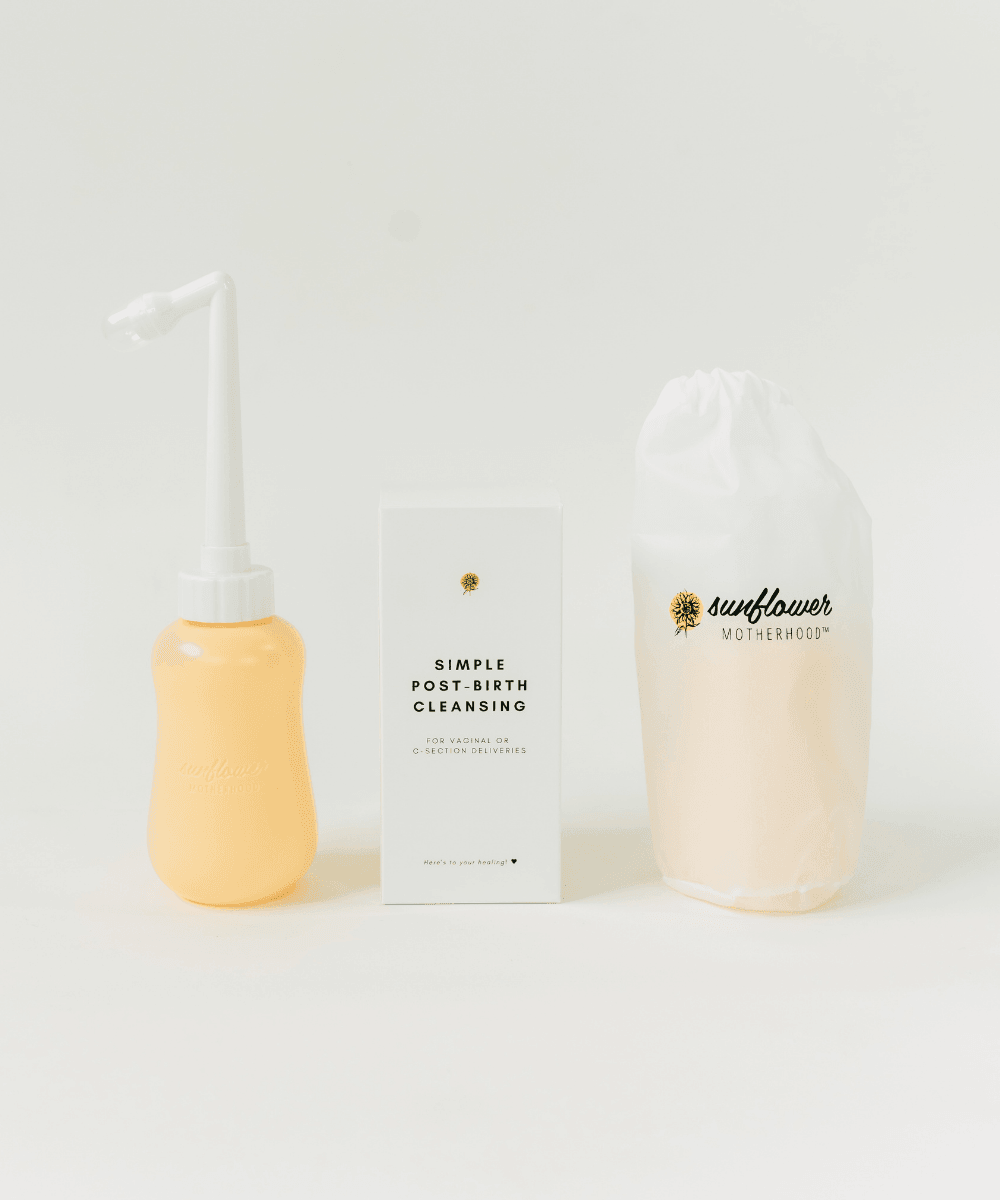 Sunflower Motherhood - Peri Bottle | Postpartum Care Bidet Upside Down Spray Nozzle