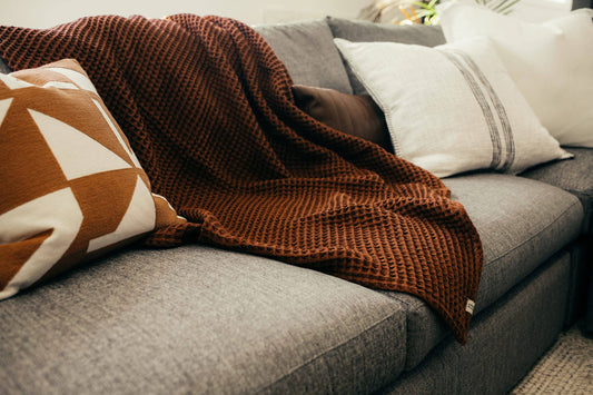 Happy Place Brand - The Weightless Waffle Throw Blanket