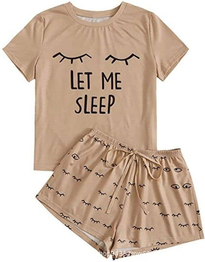 madeinclothinginc - Cat Print Casual Women’s Pajamas Set in Various Colors